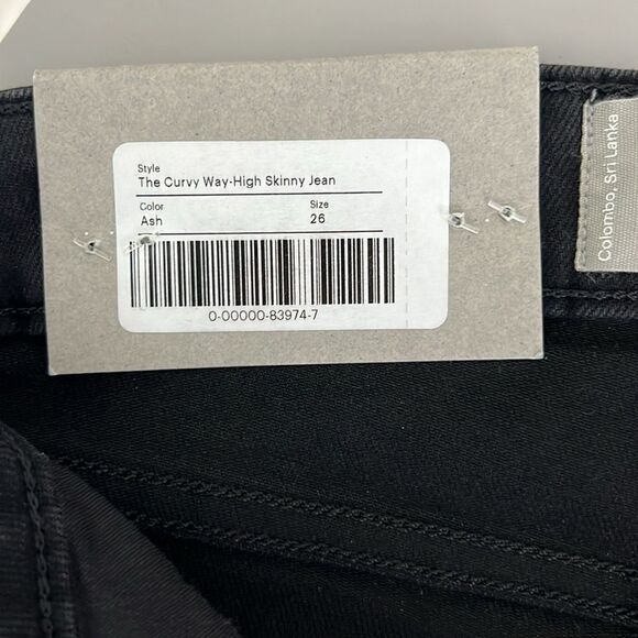 NWT Everlane The Curvy Way-High® Skinny Jean in Ash Size 26 - Picture 5 of 14